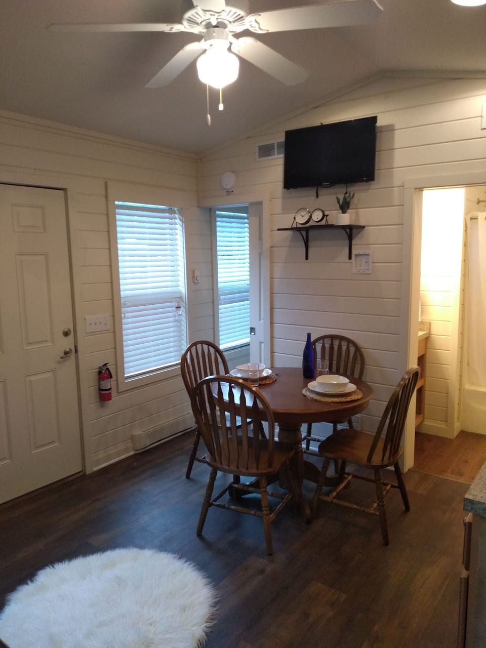 Dining area and entry way