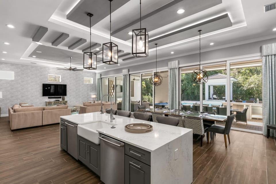 Stainless steel appliances make cooking a breeze