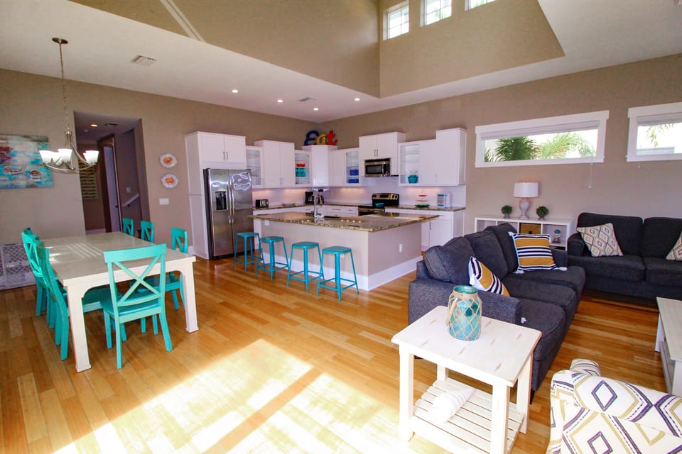 Open social area for guests