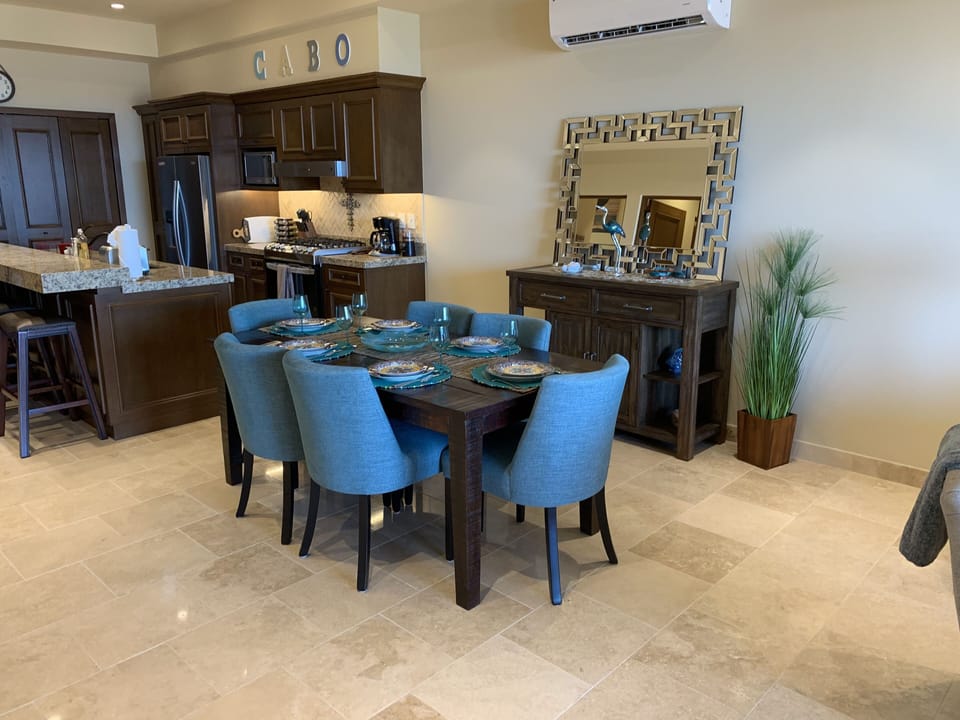 Beautiful spacious dining area.