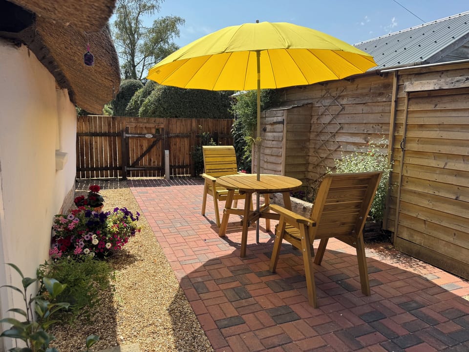 Private patio