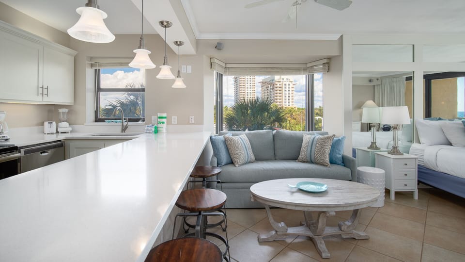 Open Concept Kitchen and Living Area
