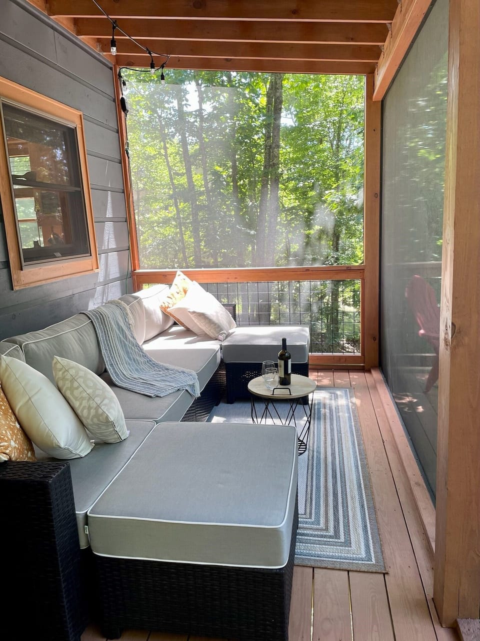 Screened patio