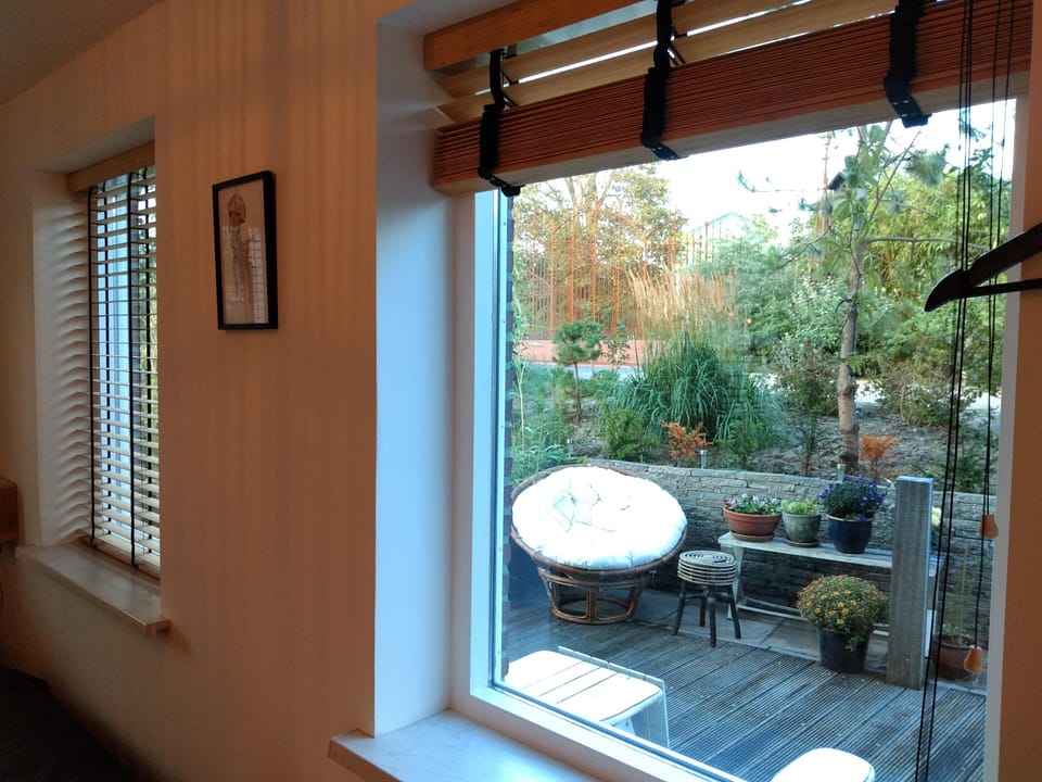 View from the Bedroom at the terrace (September)