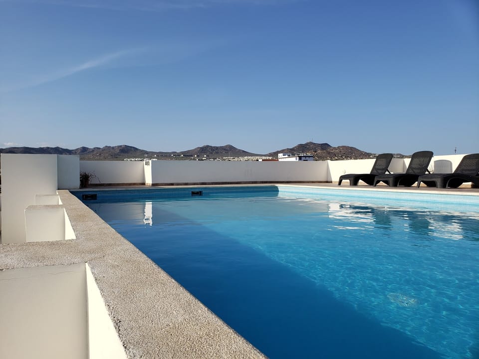 Rooftop pool