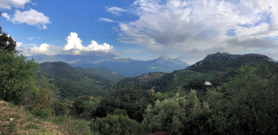 Mountains a few kilometers away from Estepona