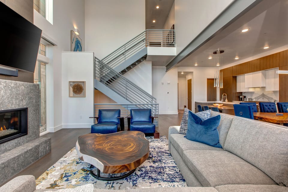 Main Level Great Room with Beautiful Hardwood Floors