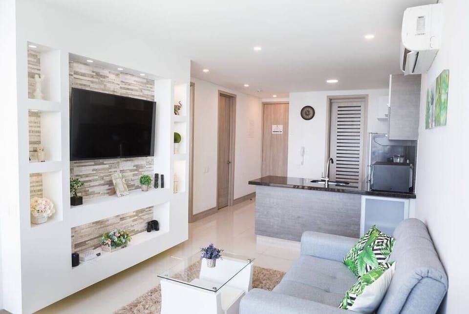 Living Room with 46 inch Smart TV with Netflix,Internet and Bluetooth Speaker