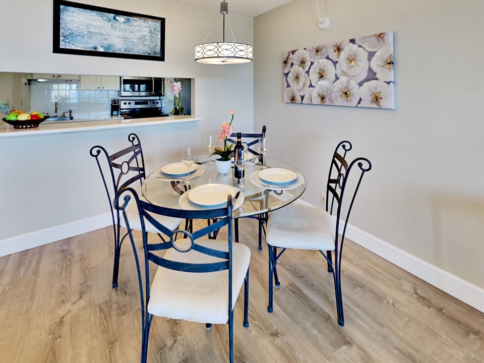 Dining Area - Open kitchen layout for the whole family to stay together while preparing meals.