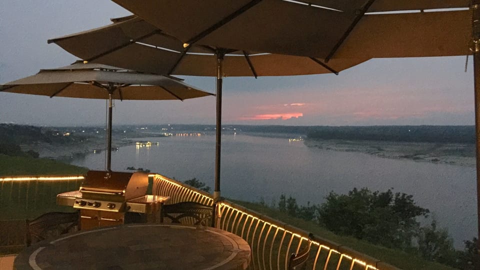 PATIO AT SUNSET