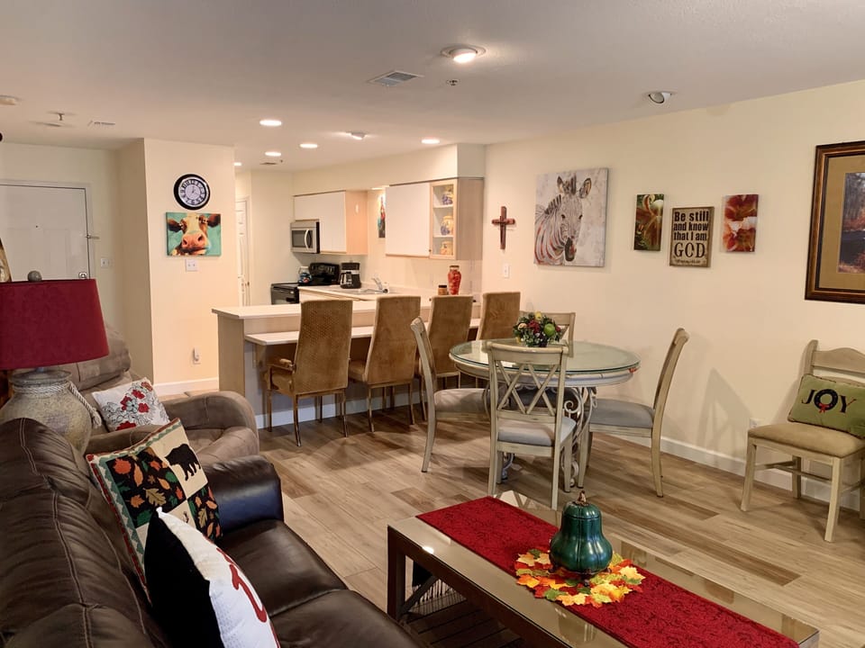 Living Room and Dining Area