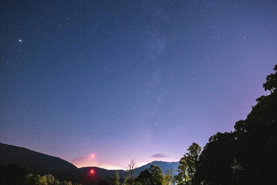 Guest "You can slightly see the Milky Way. We saw so many shooting stars"
