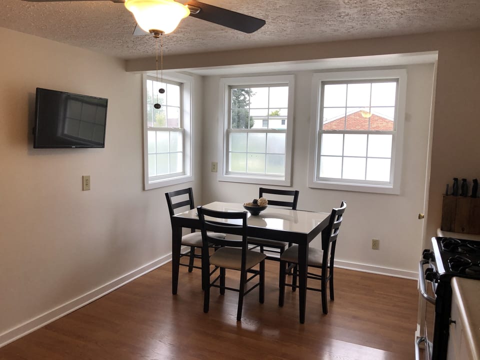 Kitchen with TV