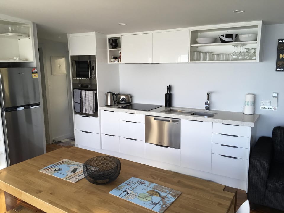 Not large, but very practical kitchen with everything you need