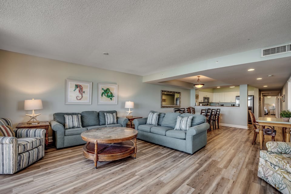 Comfortable living room seating