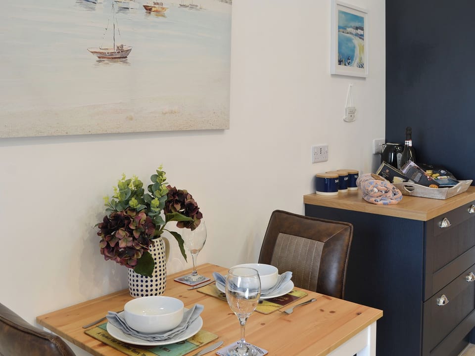 Dining area | The Nook At Balcary, Balcary, near Auchencairn