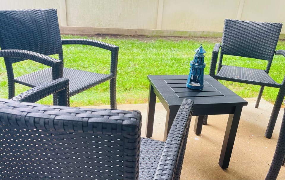 Ground Fl Patio and Seating Area