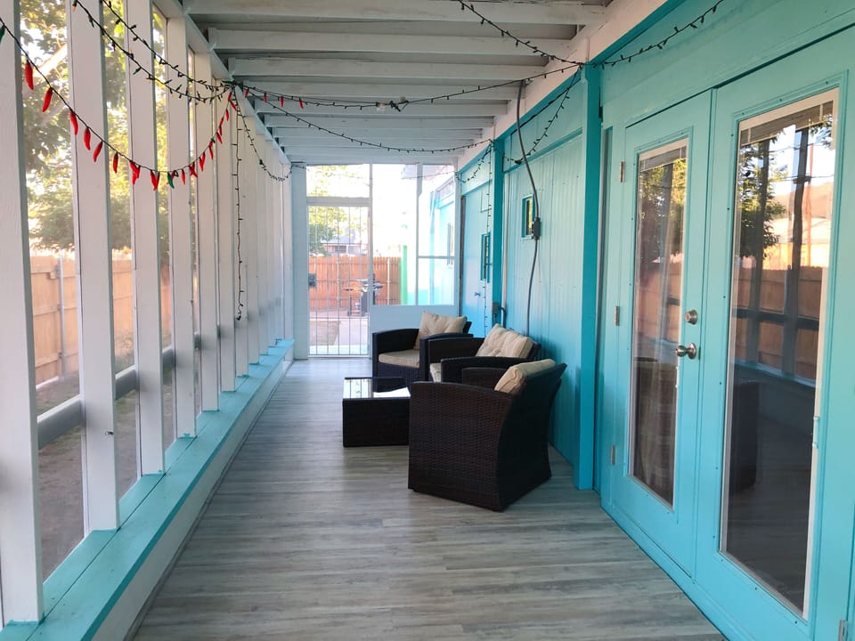 Porch with great views 