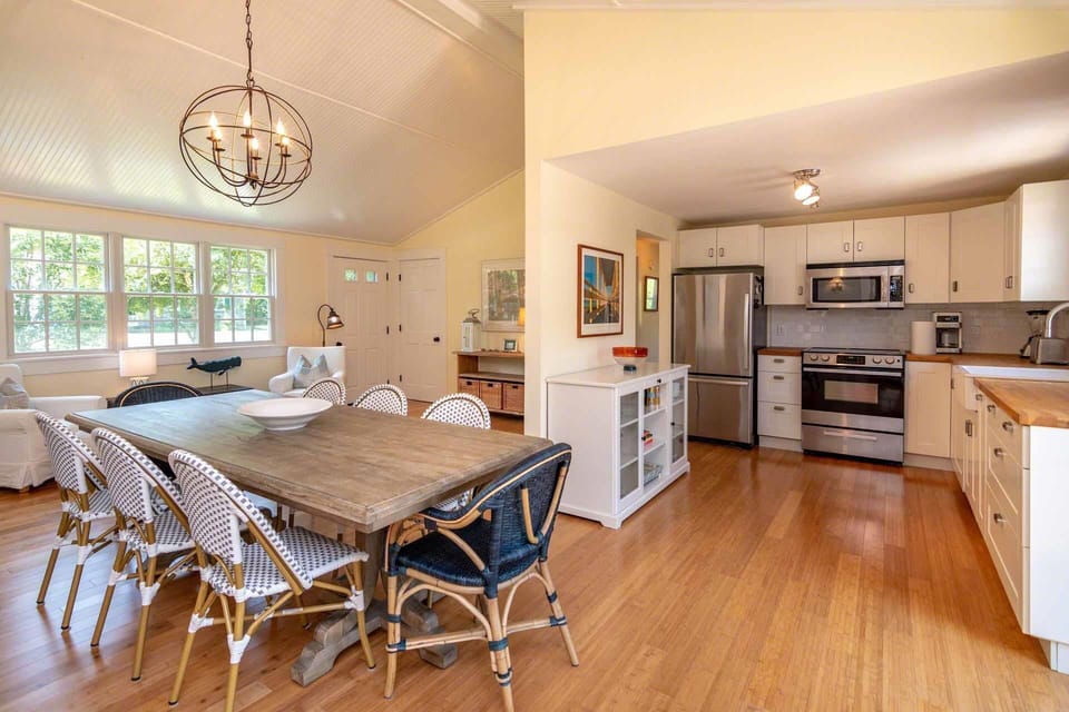 Open Dining and Kitchen