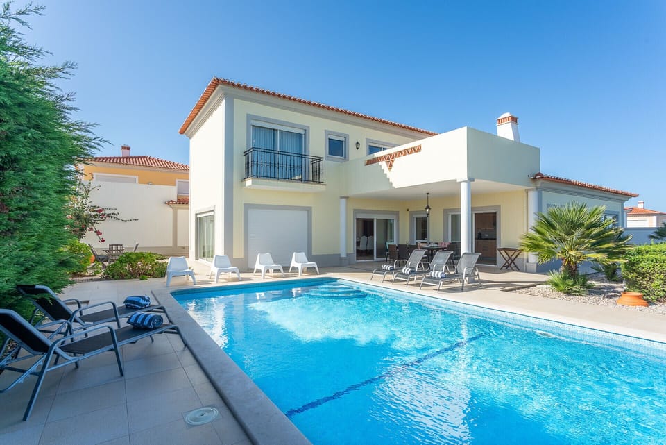 Luxury villa with outdoor pool.