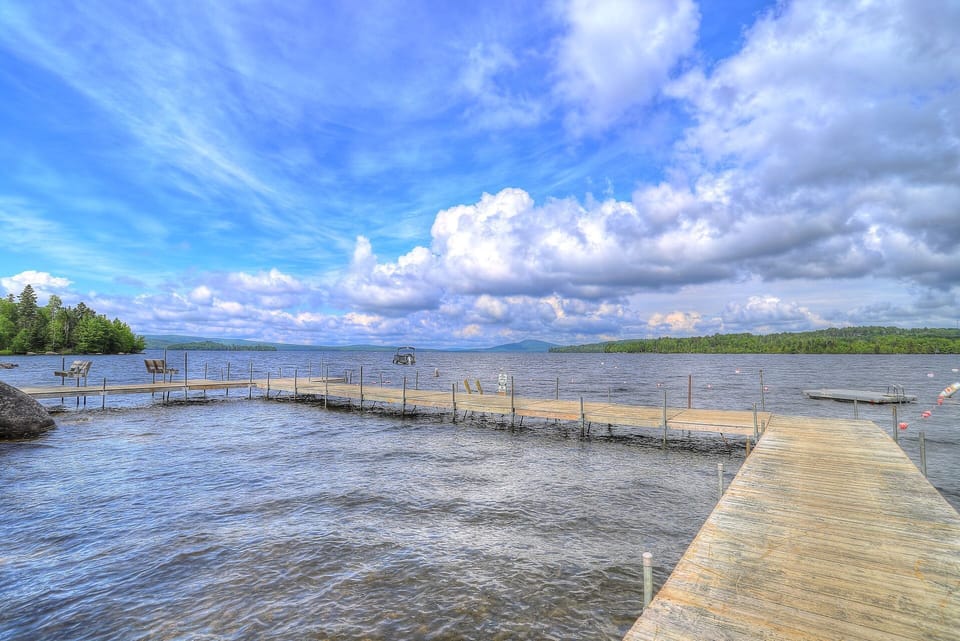 Shared water access on Rangeley Lake