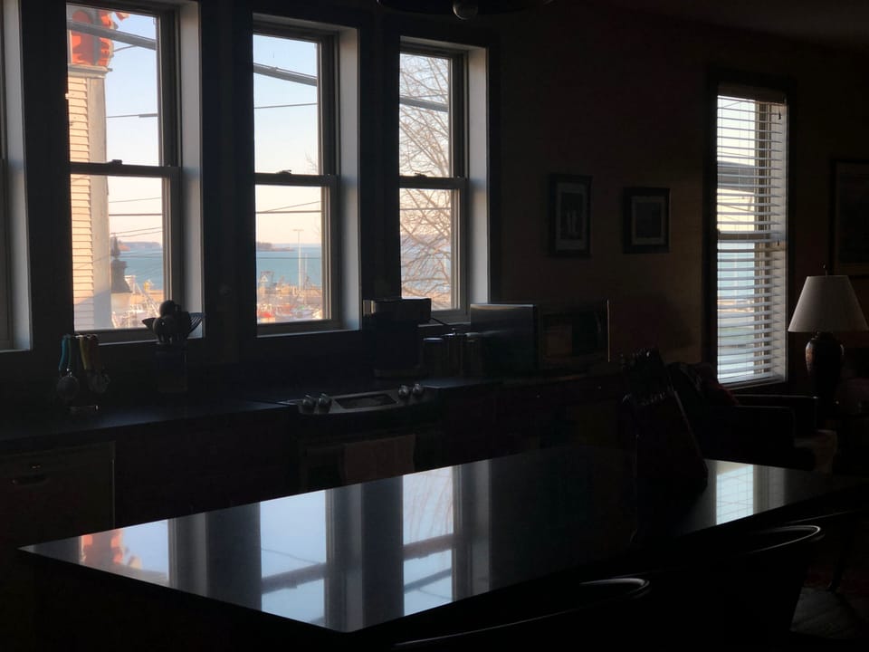 View from kitchen