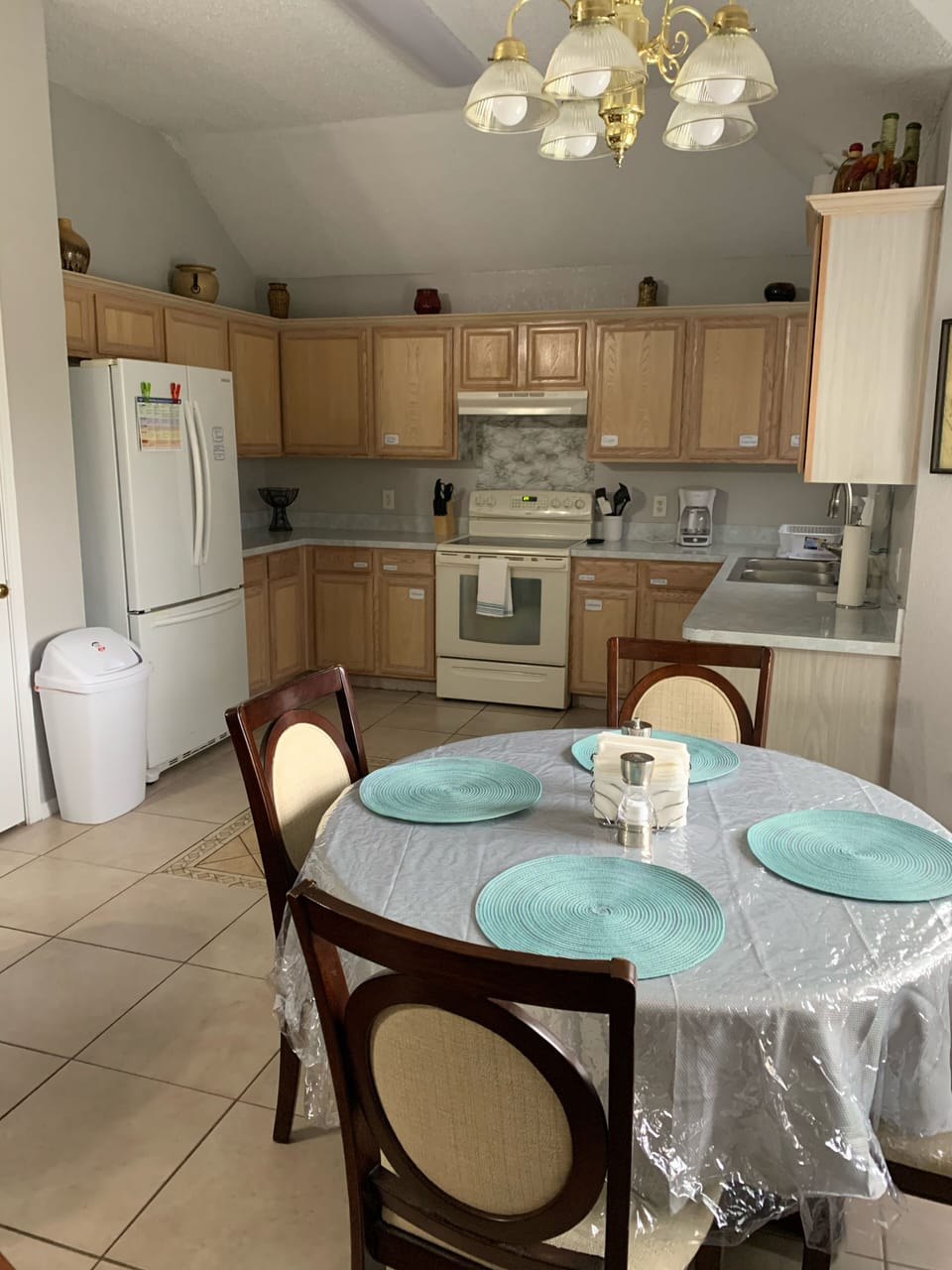 Spacious kitchen to cook and enjoy a family style meal.