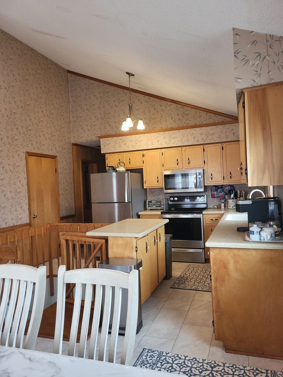 Upper level kitchen