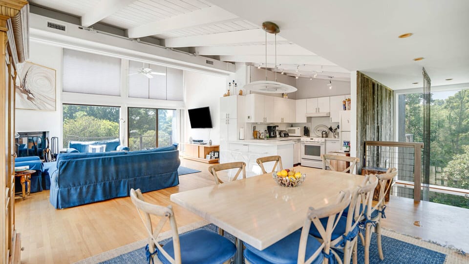 Open concept Living, Dining and Kitchen