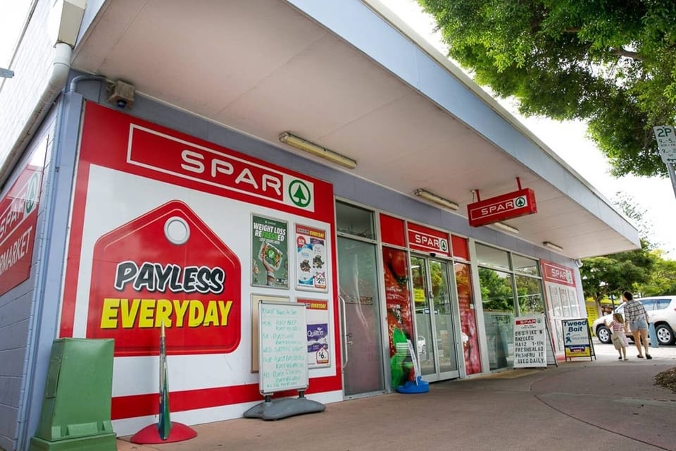 Local SPAR. food, bait, icecreams!!.... 500m walk