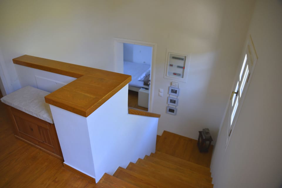 Stairs to upper floors