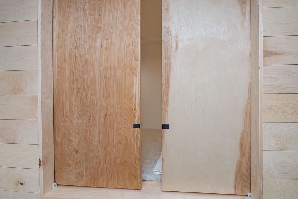 Bed Nook doors close for added privacy