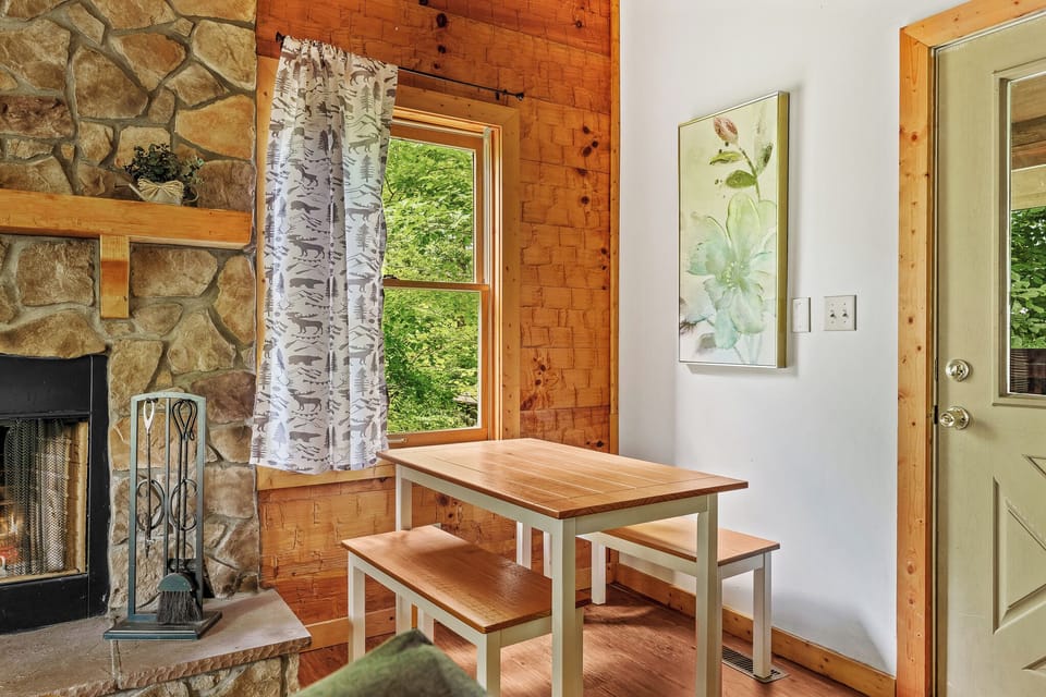 Work remotely or enjoy a peaceful breakfast with scenic views and lightning-fast WiFi.