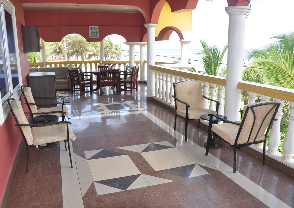 Balcony upstairs