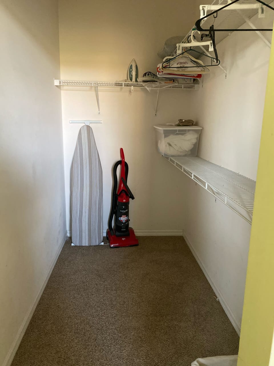 Master walk-in closet