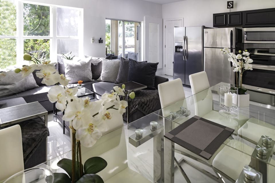 Experience the perfect harmony of space and design in our open floor plan.