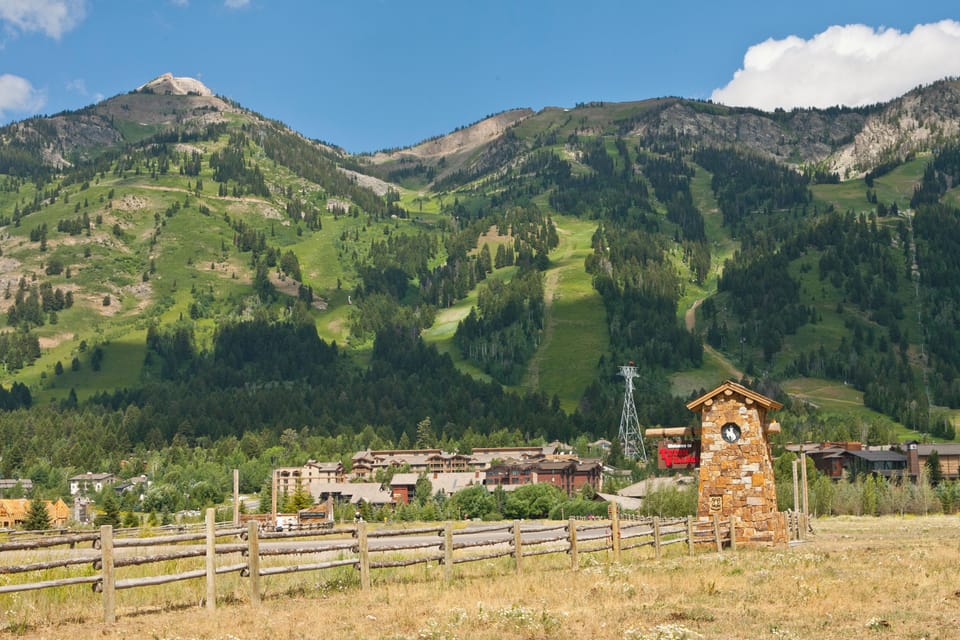 Wake up to breathtaking mountain vistas from your alpine retreat! This stunning view showcases the majestic peaks and lush ski slopes that surround you, creating the perfect backdrop for your mountain getaway.