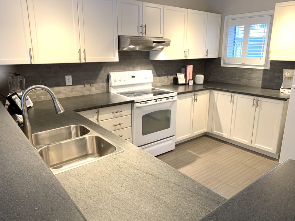 Kitchen with new appliances 
