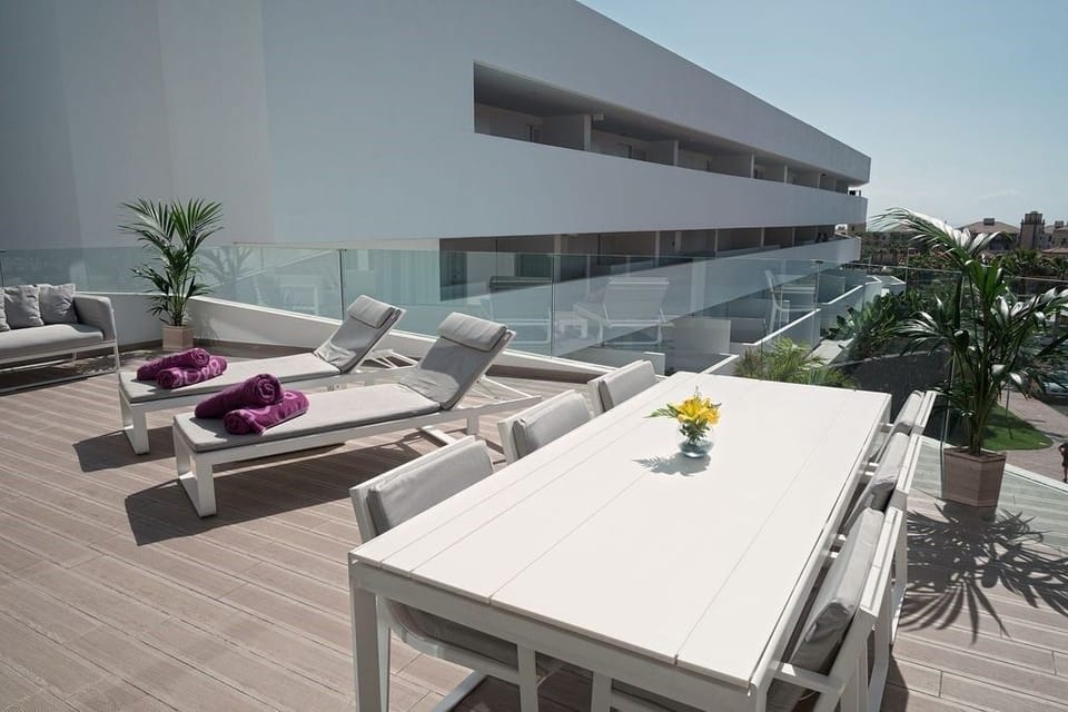 You will love the spacious private terrace!