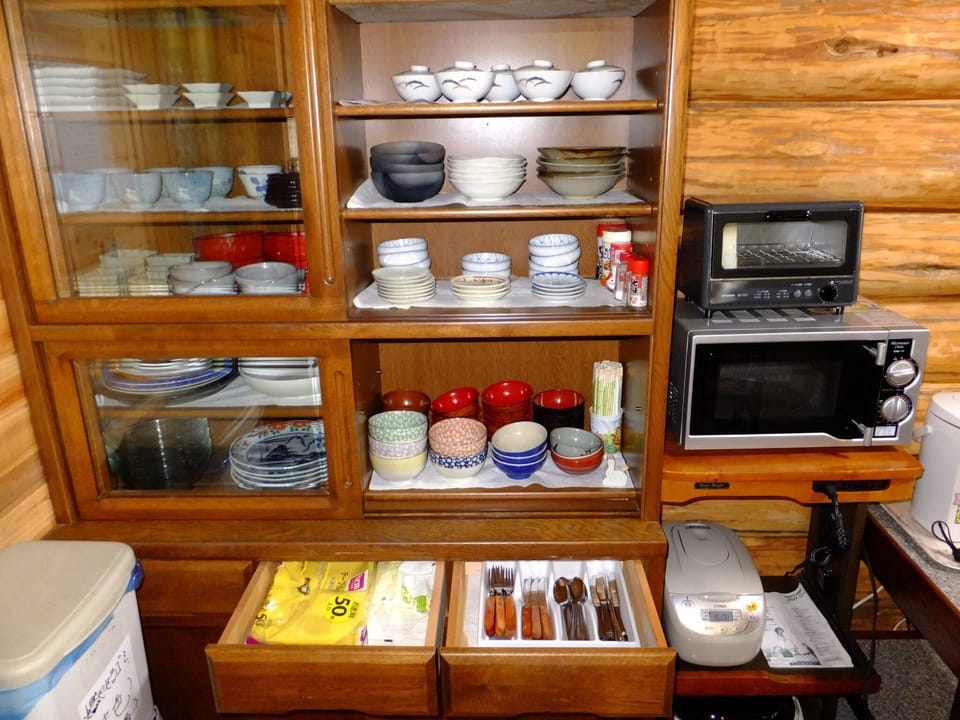 Inside the cupboard