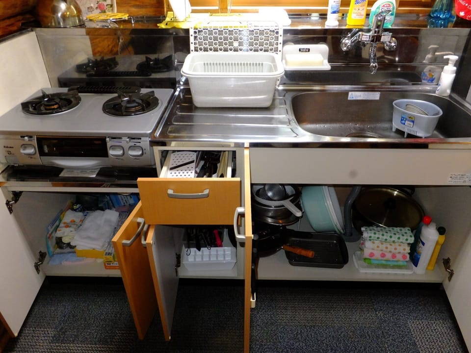 Kitchen utensils are almost ready