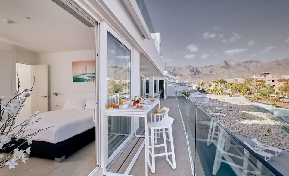 Open the door and step out onto your private balcony!