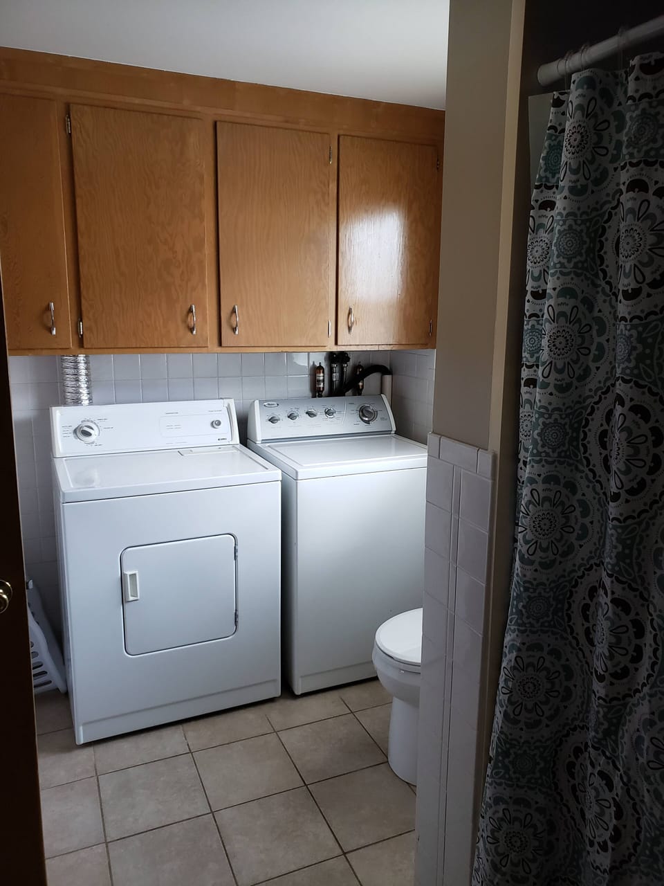 Bathroom includes Full Washer and Dryer