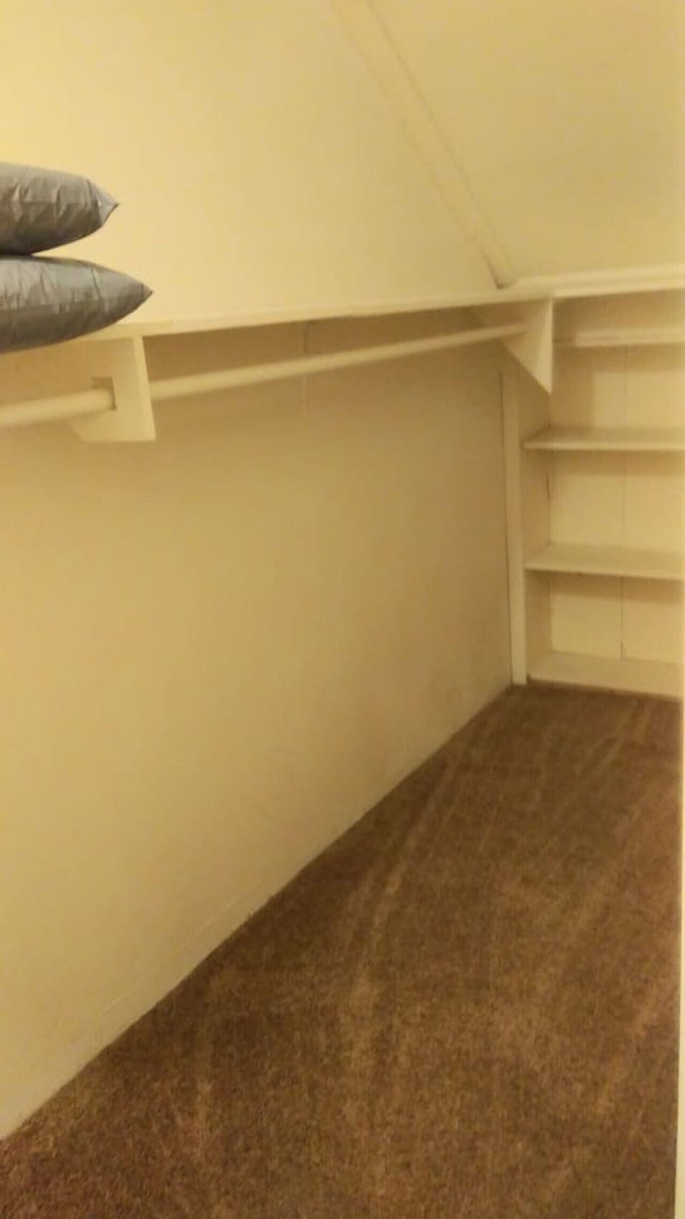 Upstairs closet