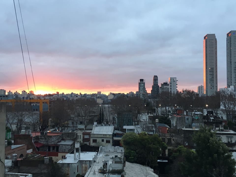 Sunset from Master Bedroom