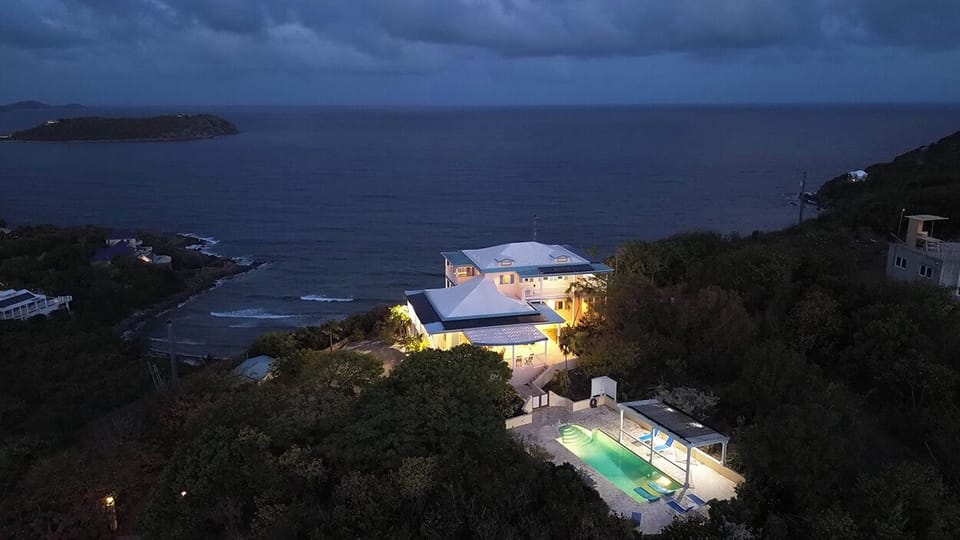 Your evening view of Le Lapin.  There is something so magical with the evenings on St. John