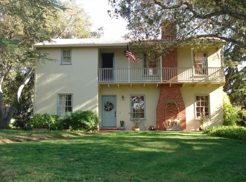 The main house sleeps 6 to 8 comfortably