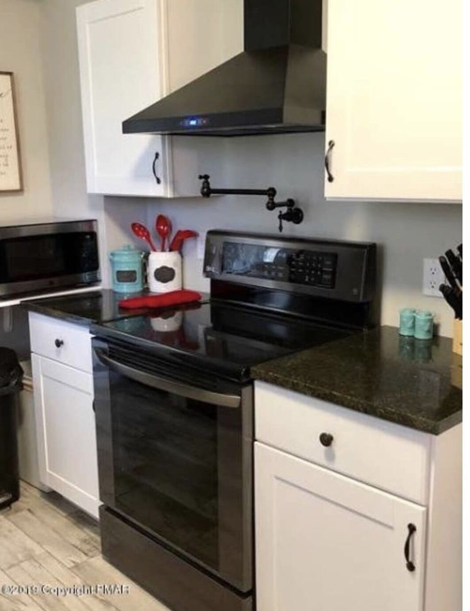 Kitchen, View 2. Notice the pot filler!