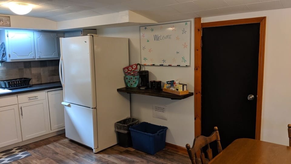 Coffee station with snacks