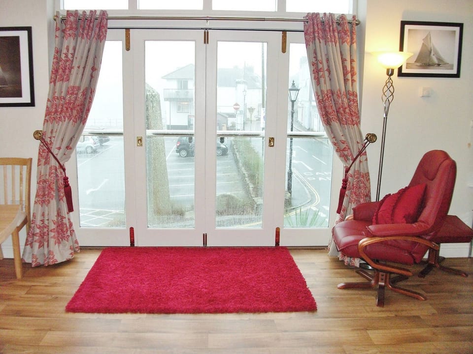 Striking feature window with Juliet balcony | Watch House, Fowey